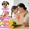 36-Pack Mother’s Day Kids Craft Kit – DIY Handprint Greeting Cards with Paints & Brushes, Bulk Art Activity for School, Home, and Mom Gifts